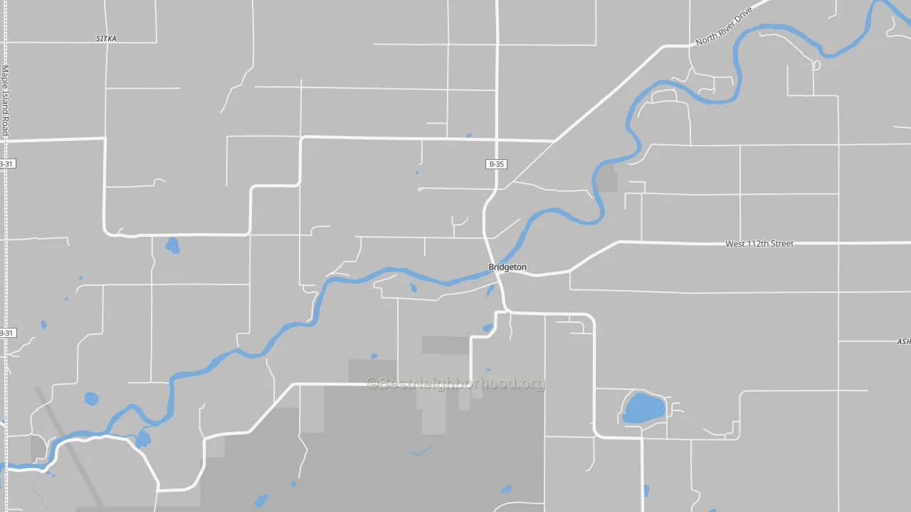 Transit Grade map of Bridgeton, MI