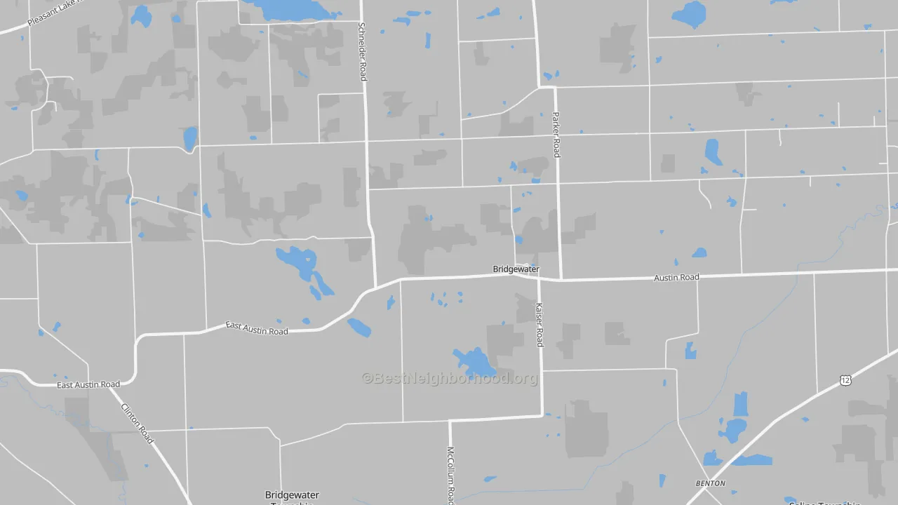 Transit Grade map of Bridgewater, MI