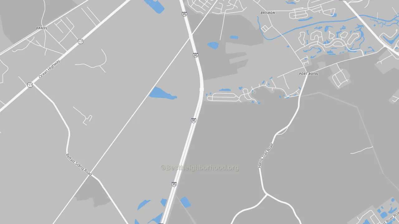 Transit Grade map of Brisbon, GA