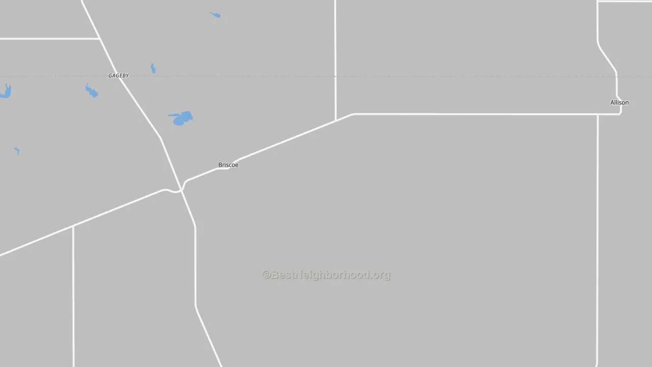 Transit Grade map of Briscoe, TX
