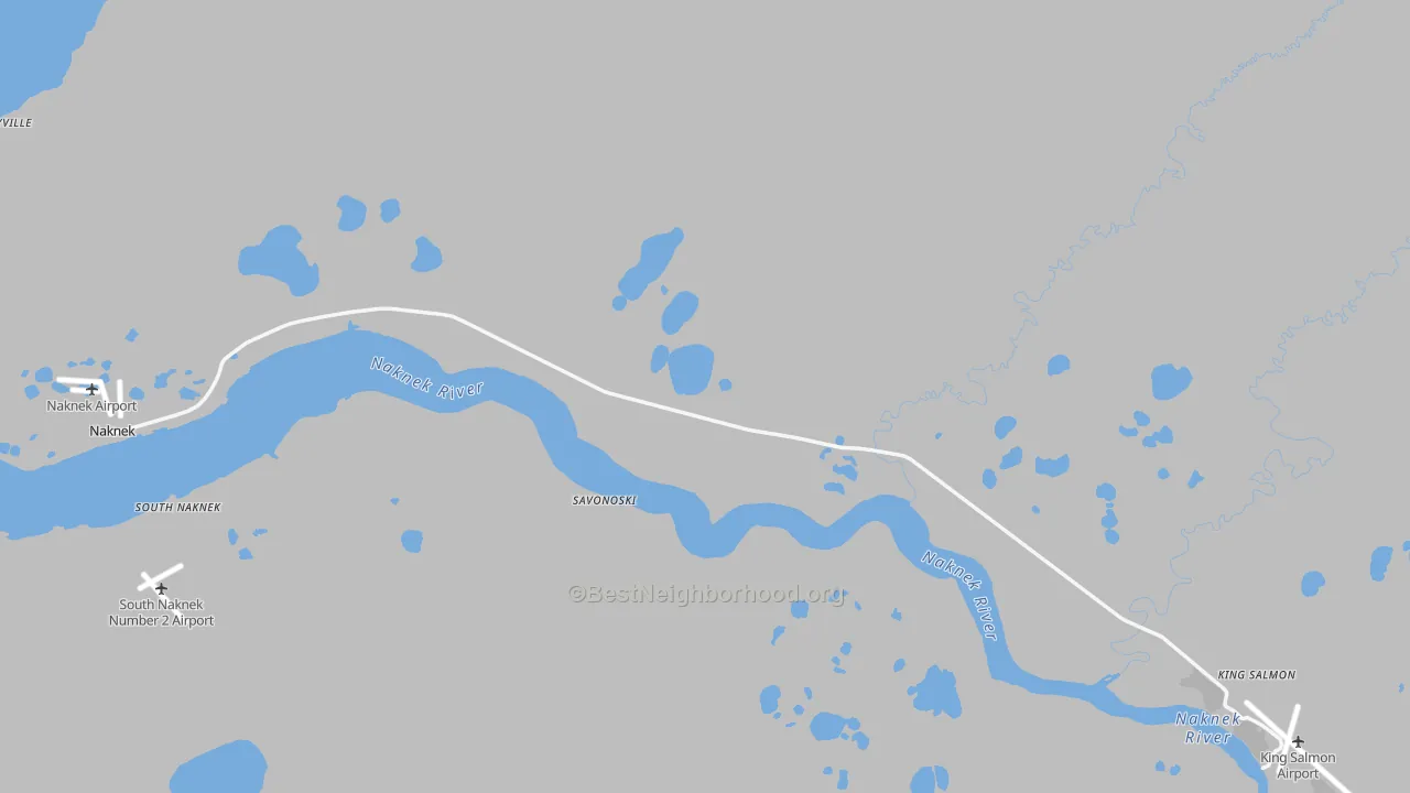 Transit Grade map of Bristol Bay Borough, AK