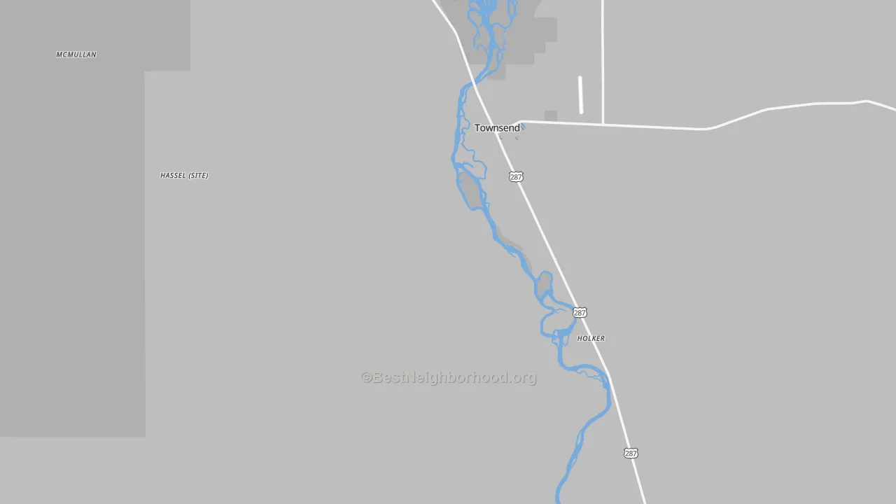 Transit Grade map of Broadwater County, MT
