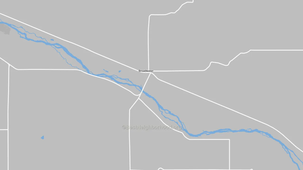 Transit Grade map of Broadwater, NE