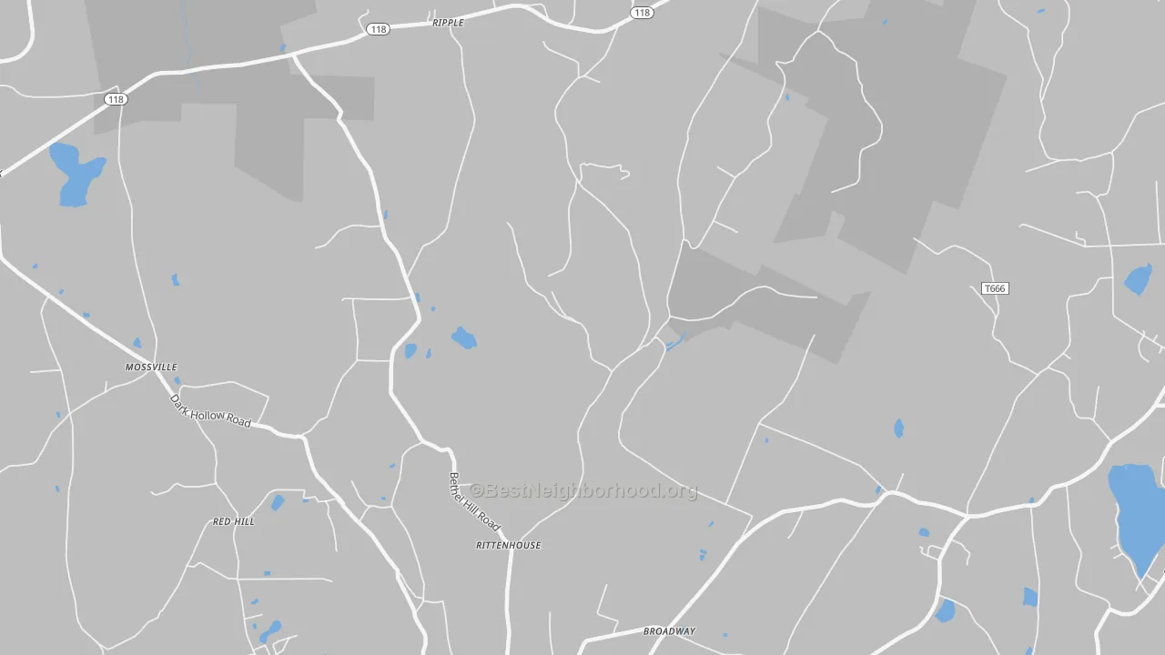 Transit Grade map of Broadway, PA
