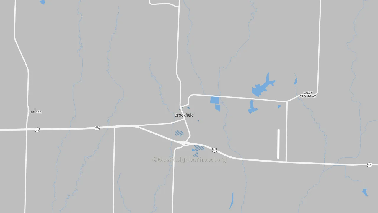 Transit Grade map of Brookfield, MO