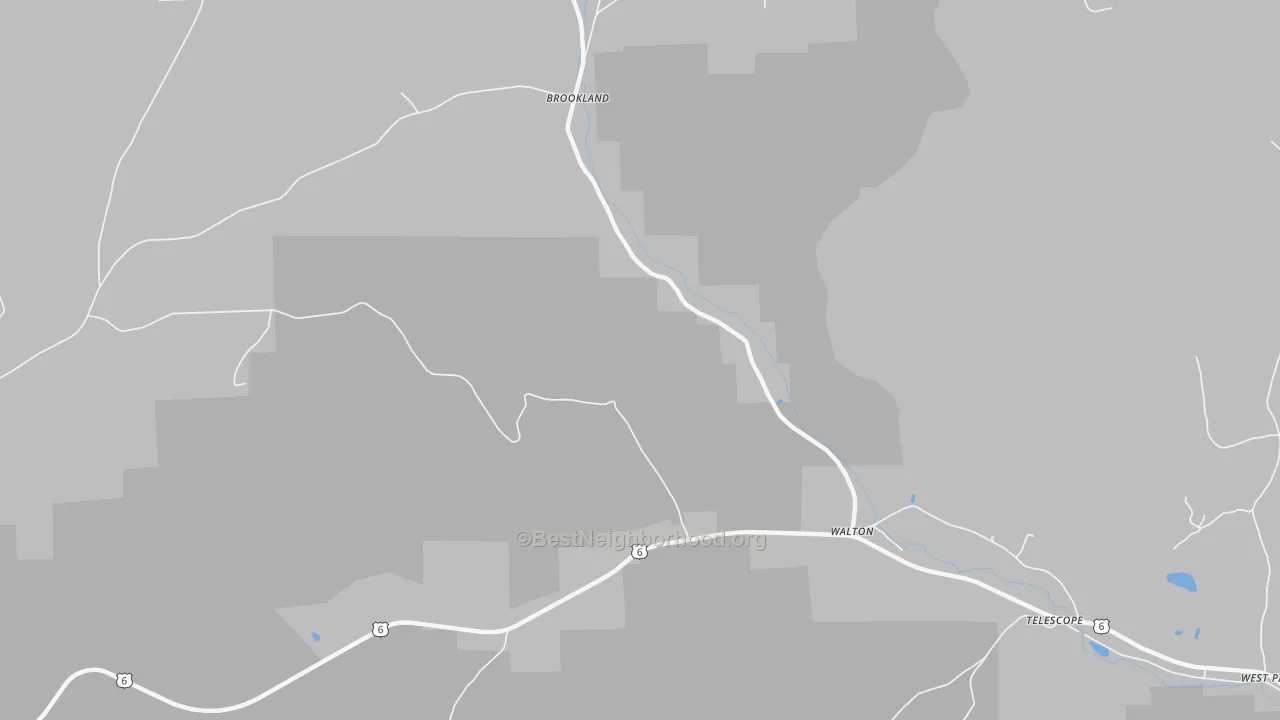Transit Grade map of Brookland, PA