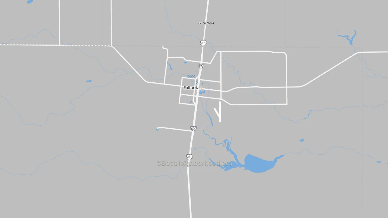 Transit Grade map of Brooks County, TX