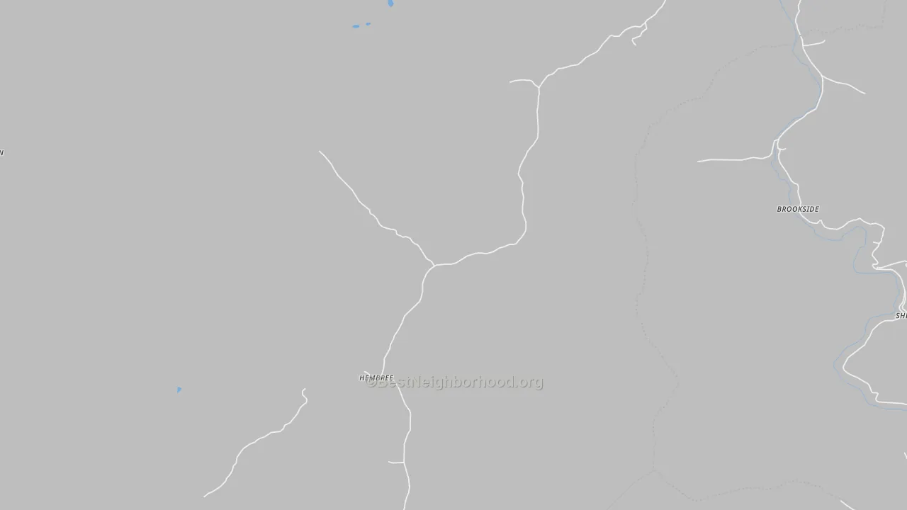 Transit Grade map of Brookside, TN