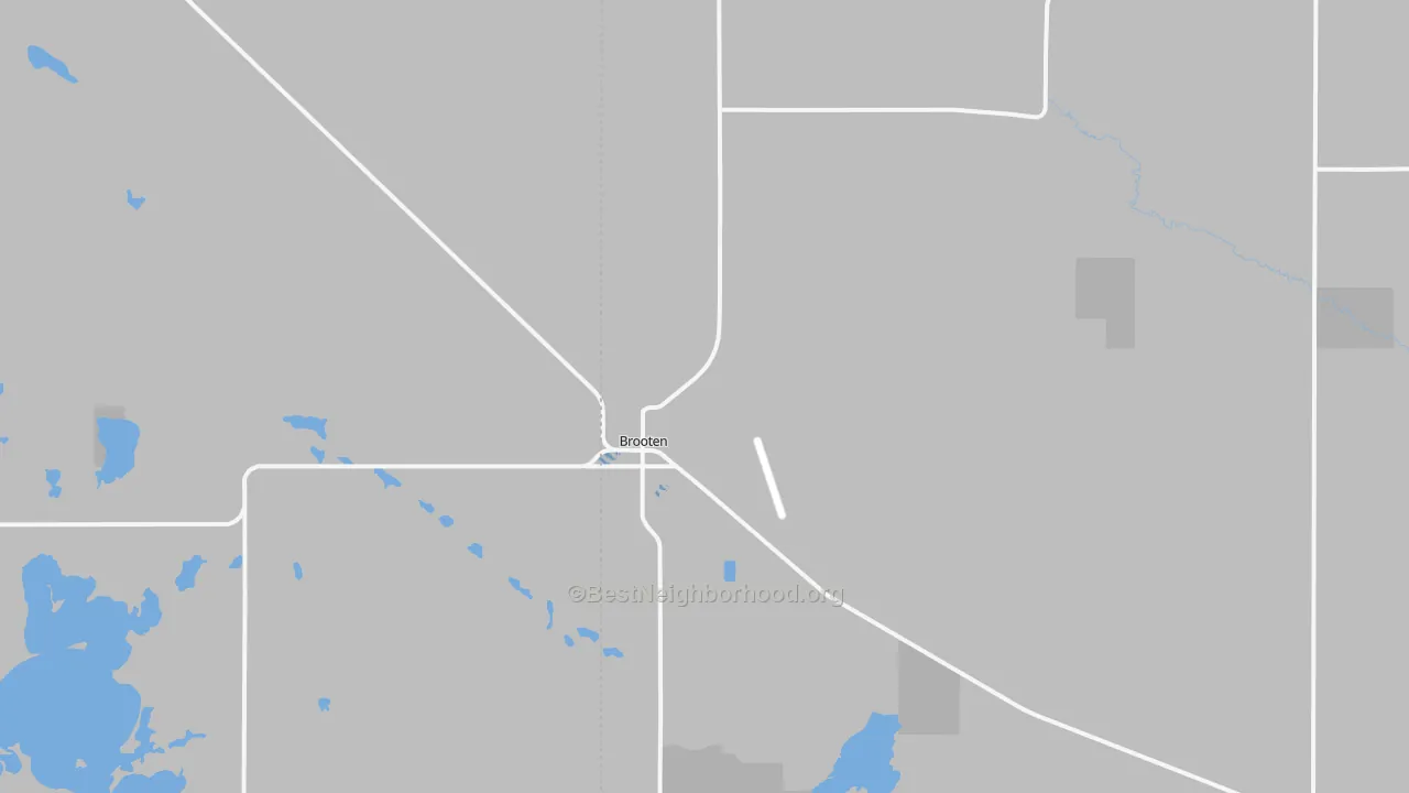 Transit Grade map of Brooten, MN
