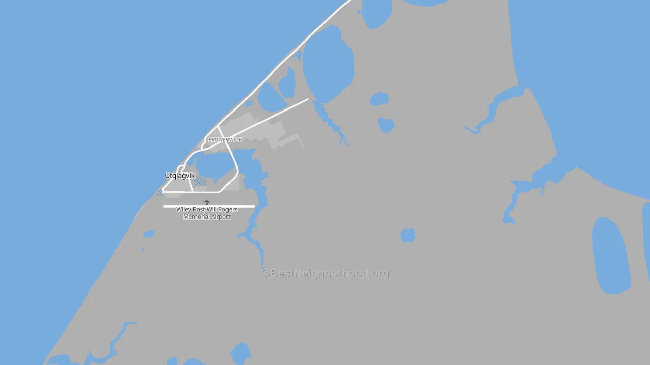 Transit Grade map of Browerville, AK