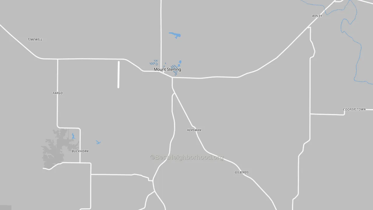 Transit Grade map of Brown County, IL