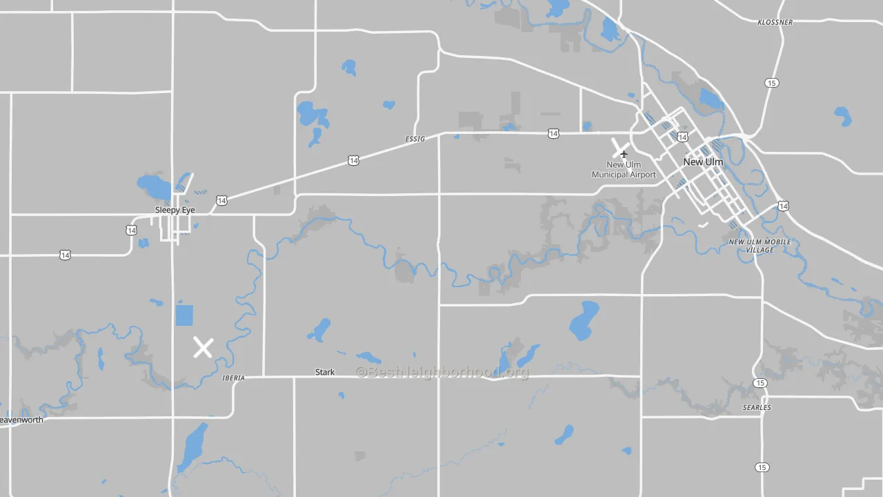 Transit Grade map of Brown County, MN