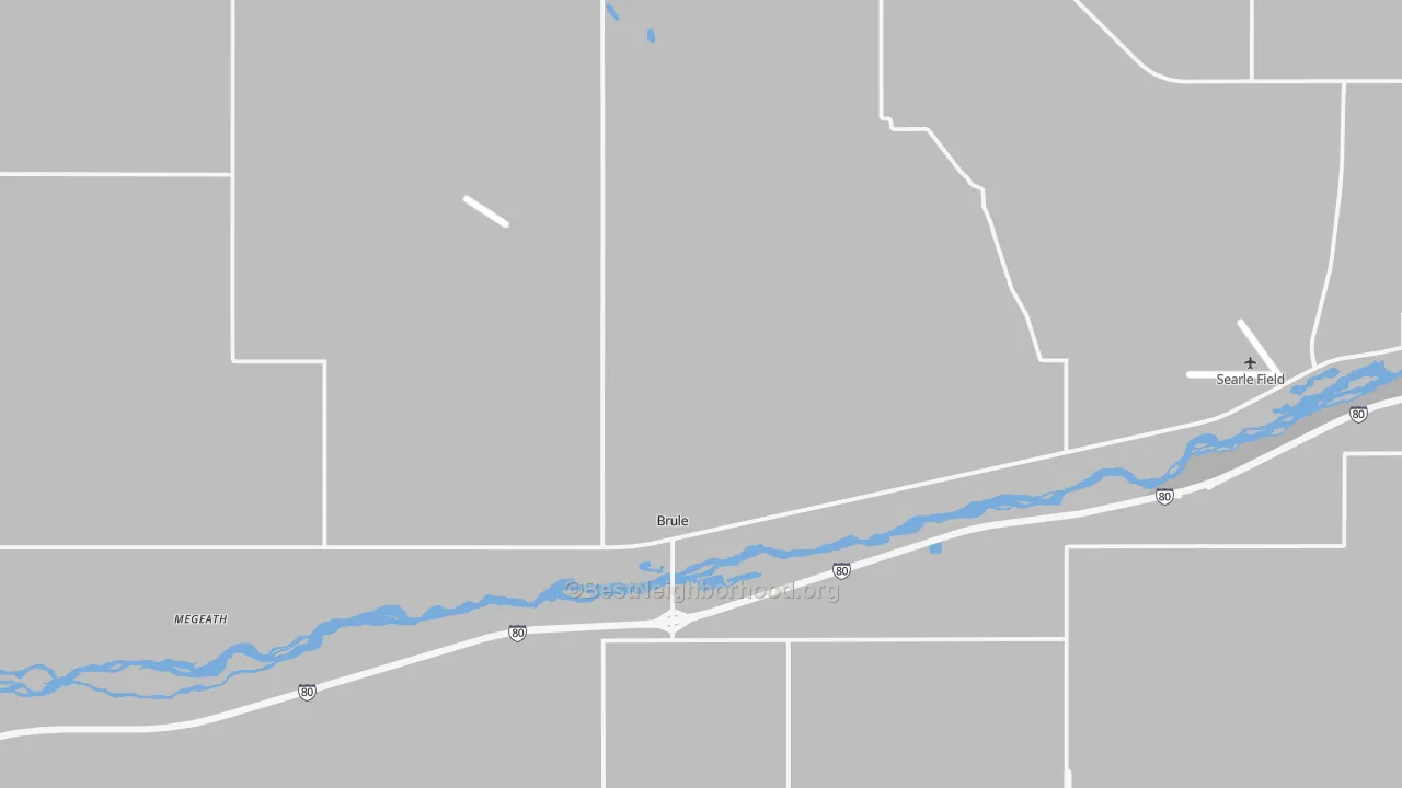 Transit Grade map of Brule, NE