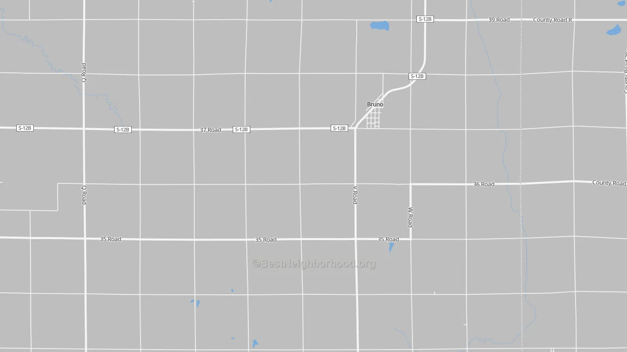 Transit Grade map of Bruno, NE