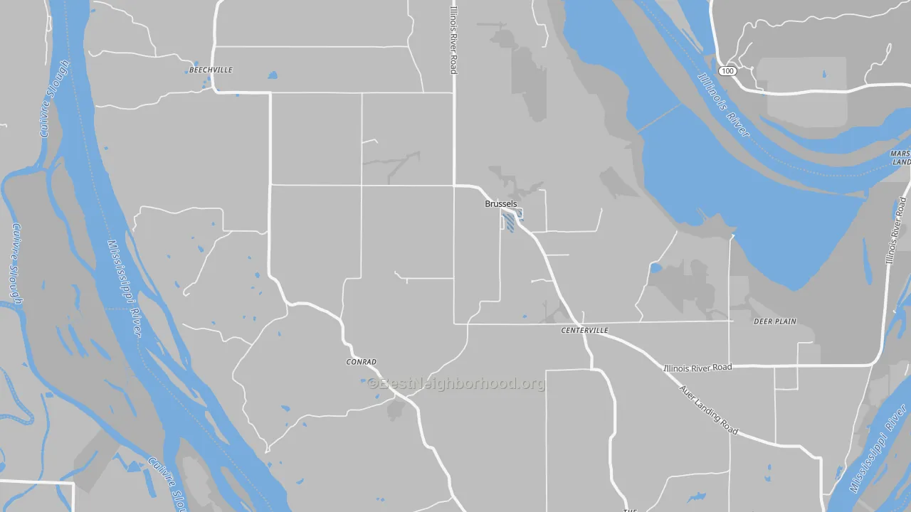 Transit Grade map of Brussels, IL