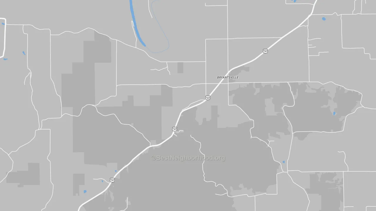 Transit Grade map of Bryantsville, IN