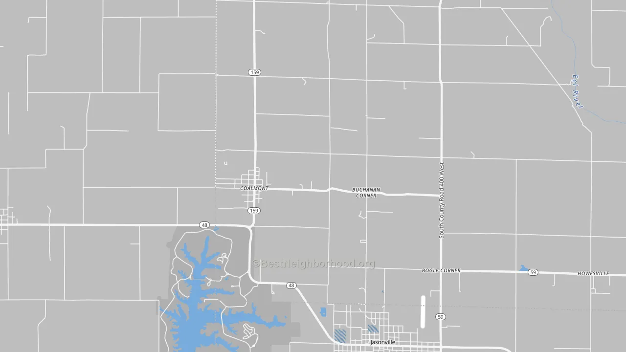 Transit Grade map of Buchanan Corner, IN