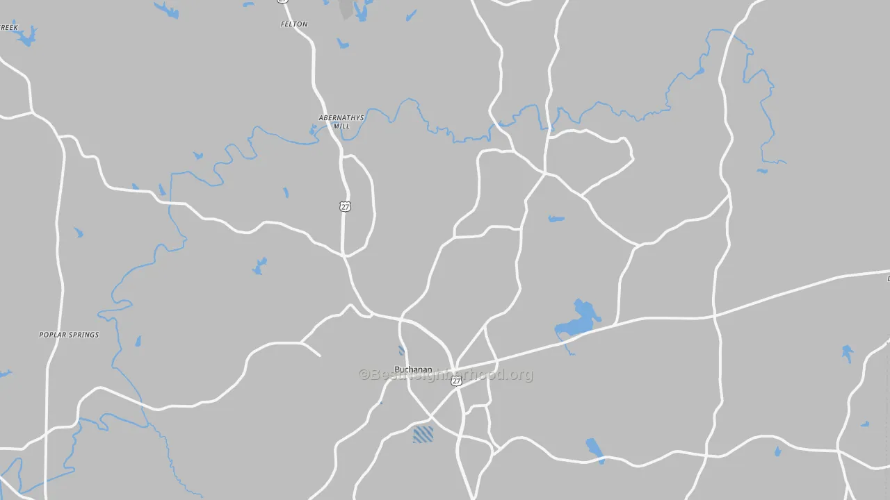 Transit Grade map of Buchanan, GA
