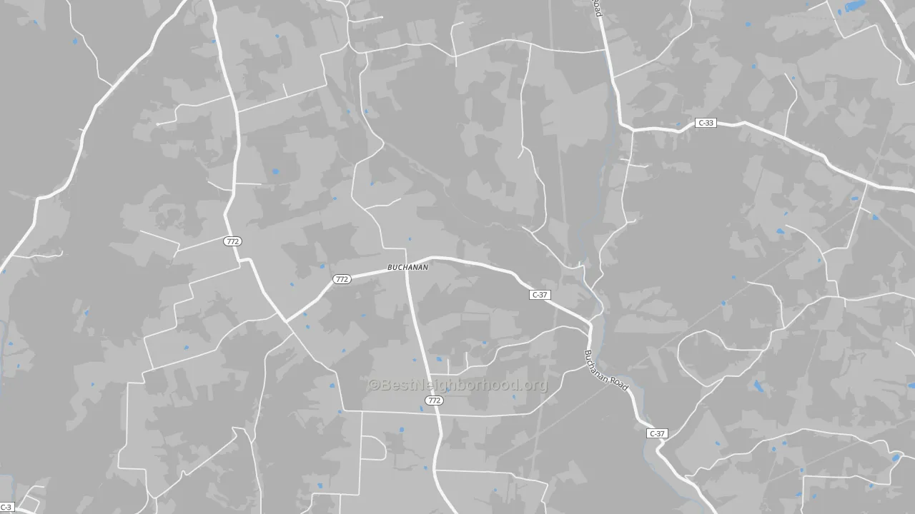 Transit Grade map of Buchanan, OH