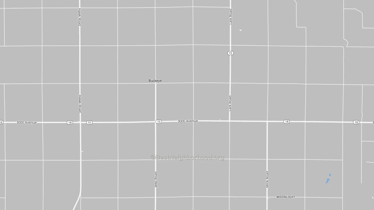 Transit Grade map of Buckeye, KS