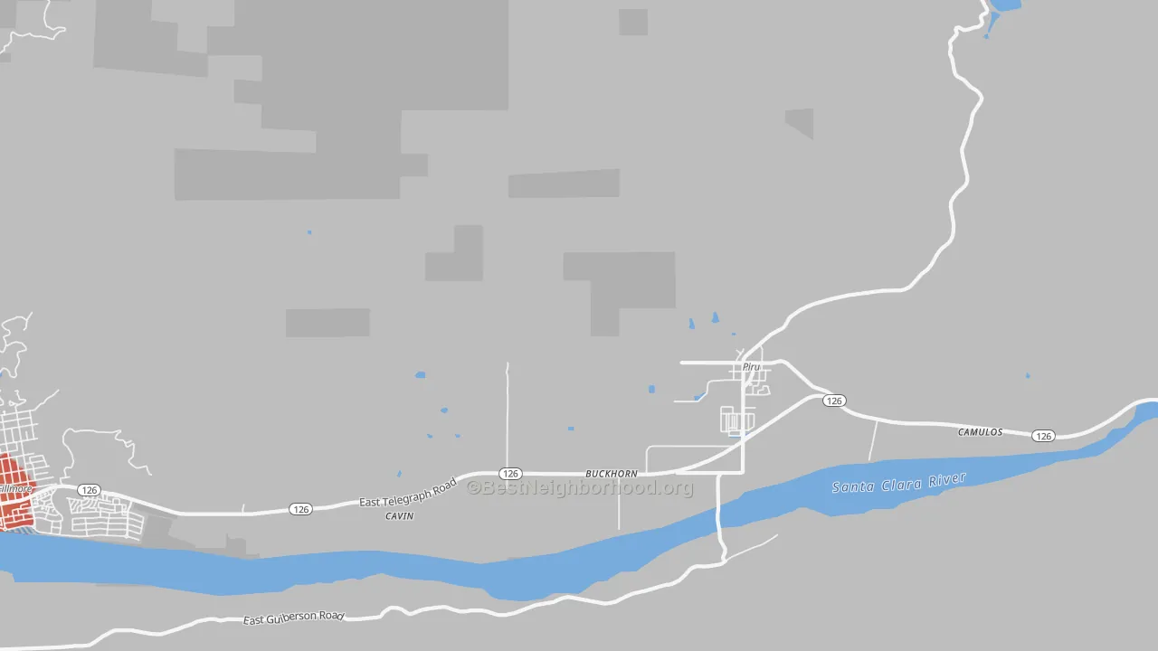 Transit Grade map of Buckhorn, CA