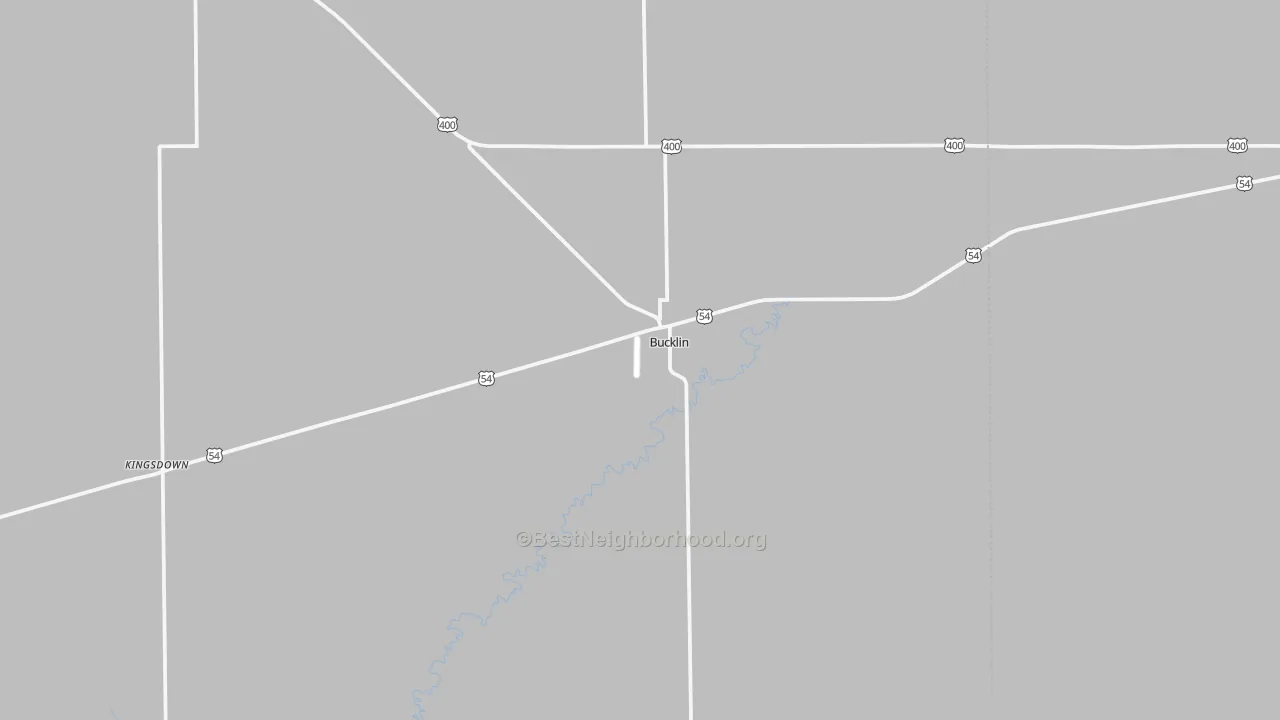 Transit Grade map of Bucklin, KS