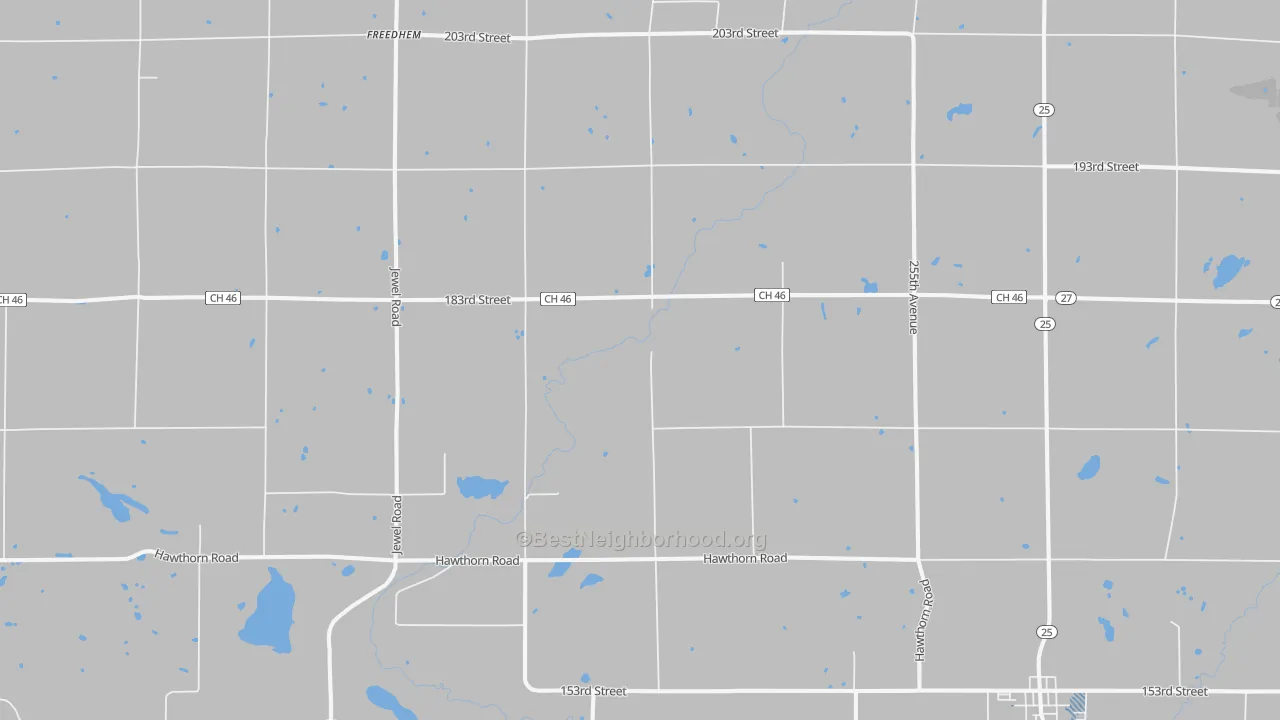 Transit Grade map of Buckman, MN