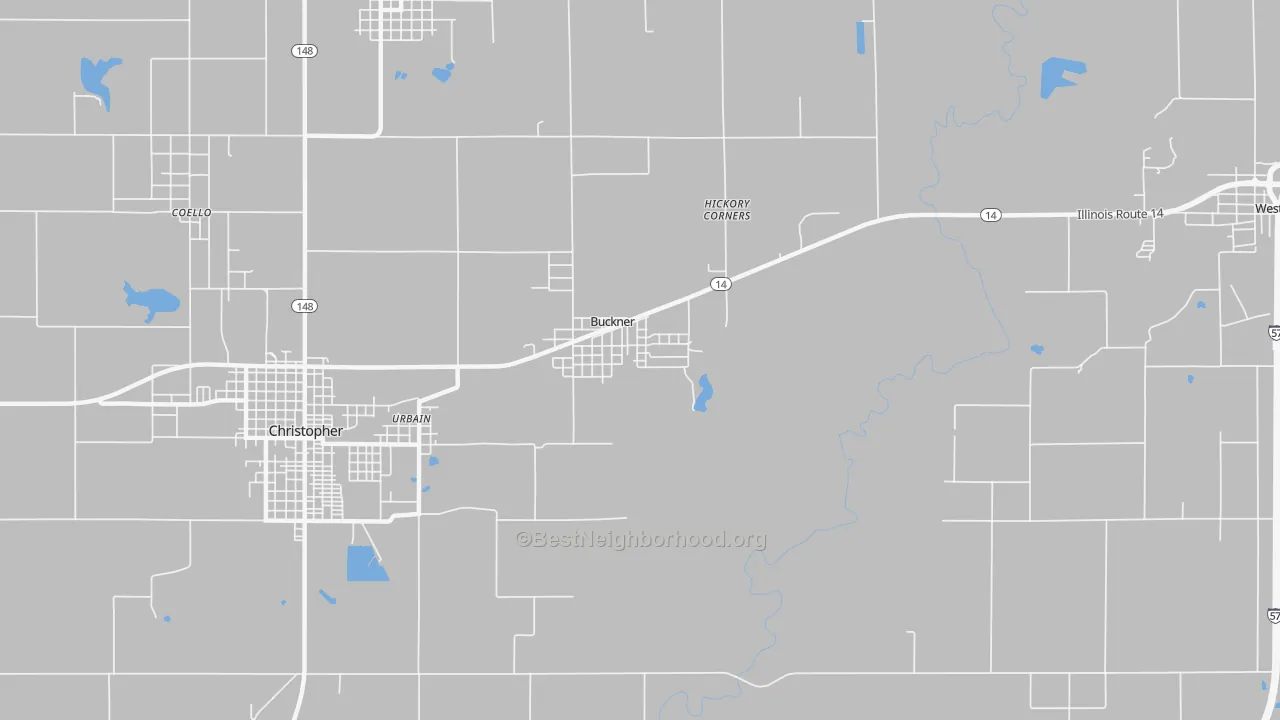 Transit Grade map of Buckner, IL