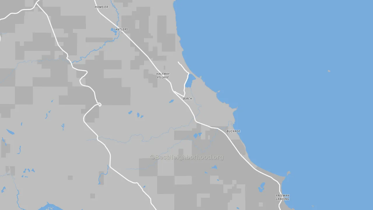 Transit Grade map of Buckroe, MI