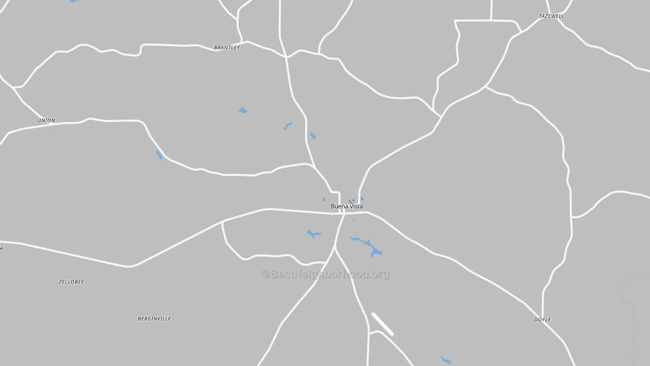 Transit Grade map of Buena Vista, GA