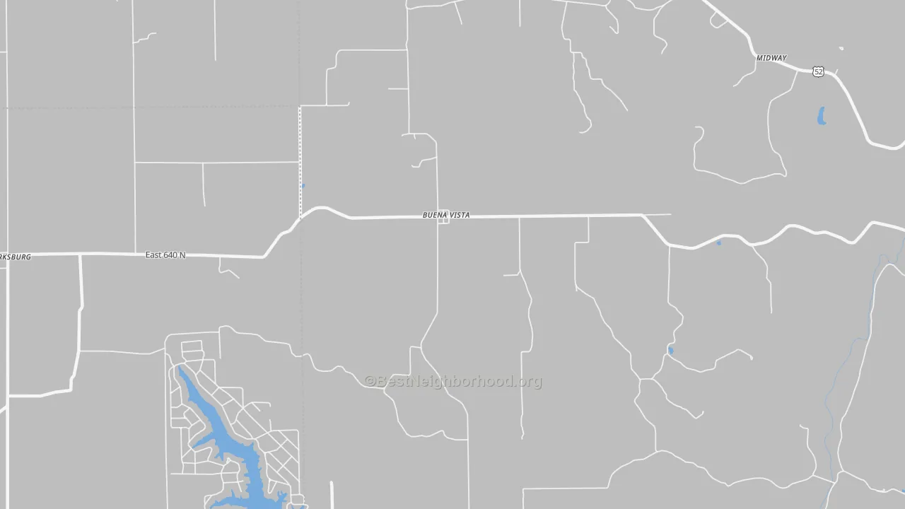 Transit Grade map of Buena Vista, IN