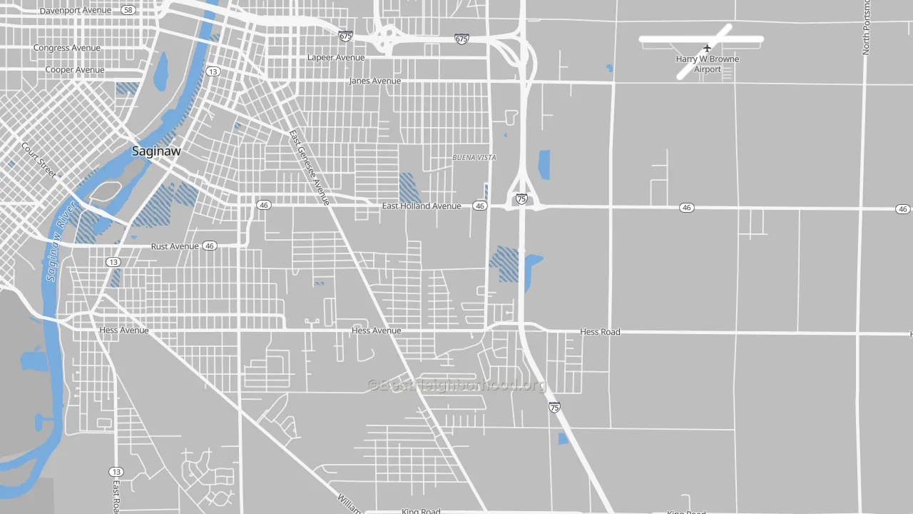 Transit Grade map of Buena Vista, MI