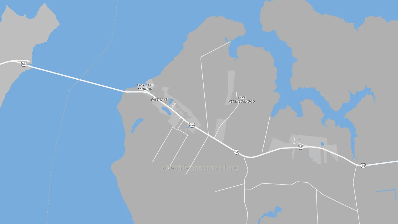 Transit Grade map of Buffalo City, NC