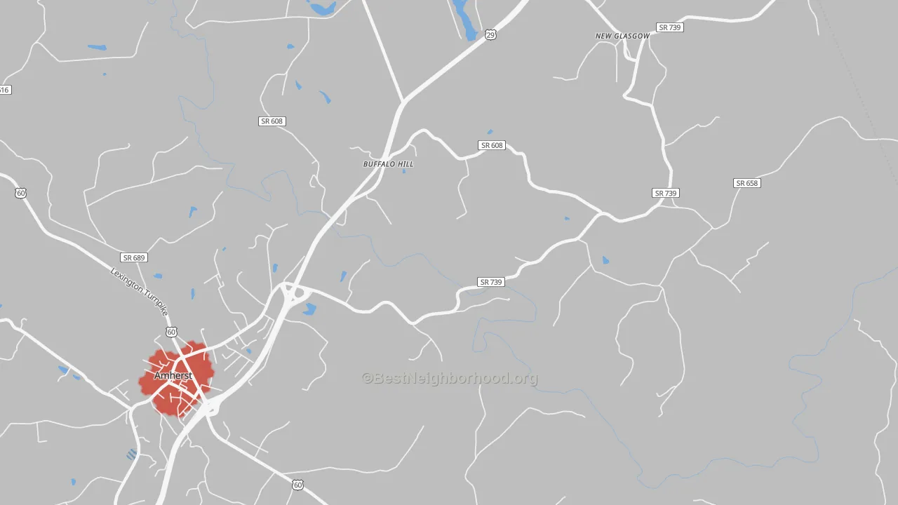 Transit Grade map of Buffalo Hill, VA