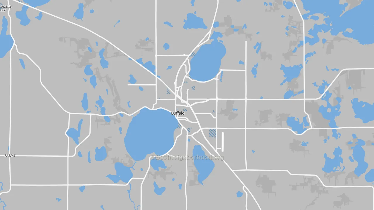 Transit Grade map of Buffalo, MN
