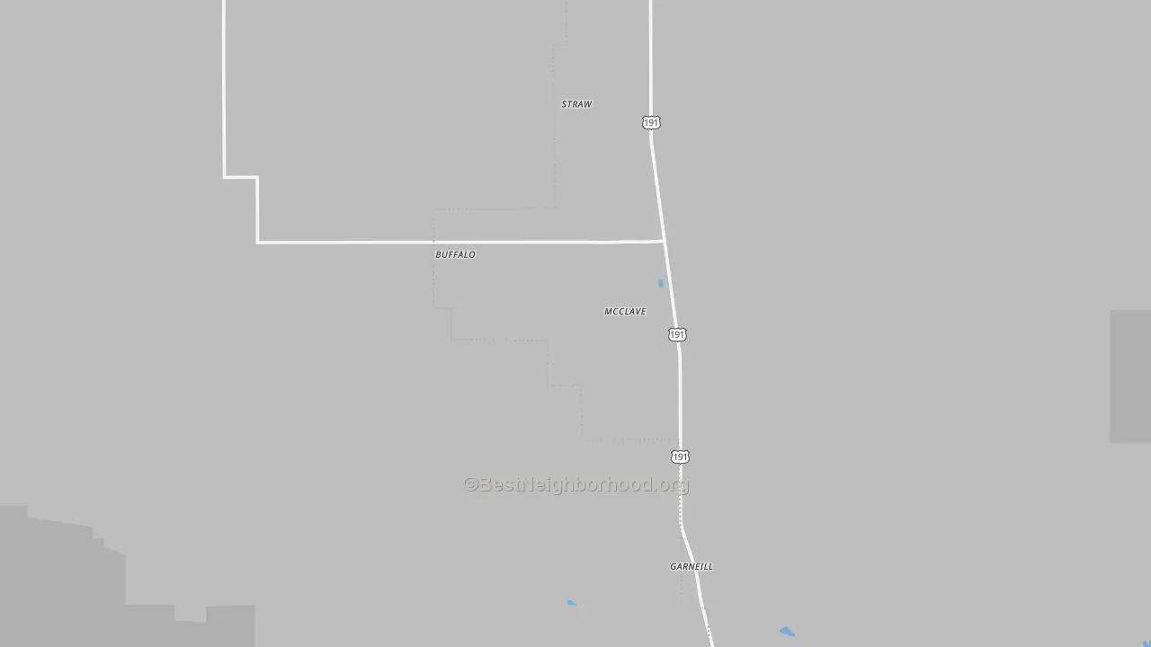 Transit Grade map of Buffalo, MT