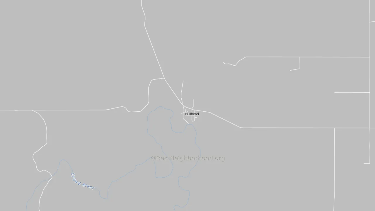 Transit Grade map of Bullhead, SD