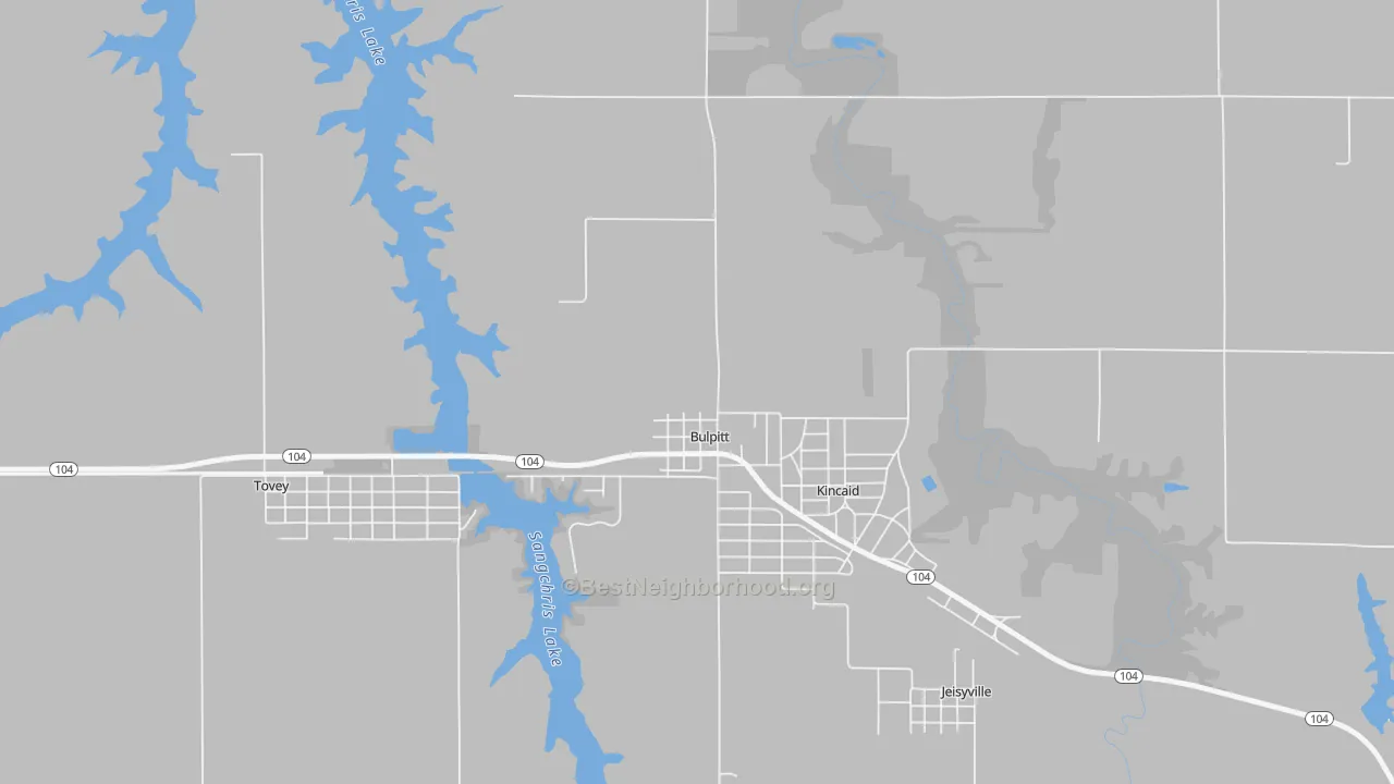 Transit Grade map of Bulpitt, IL