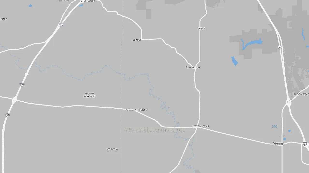 Transit Grade map of Buncombe, IL