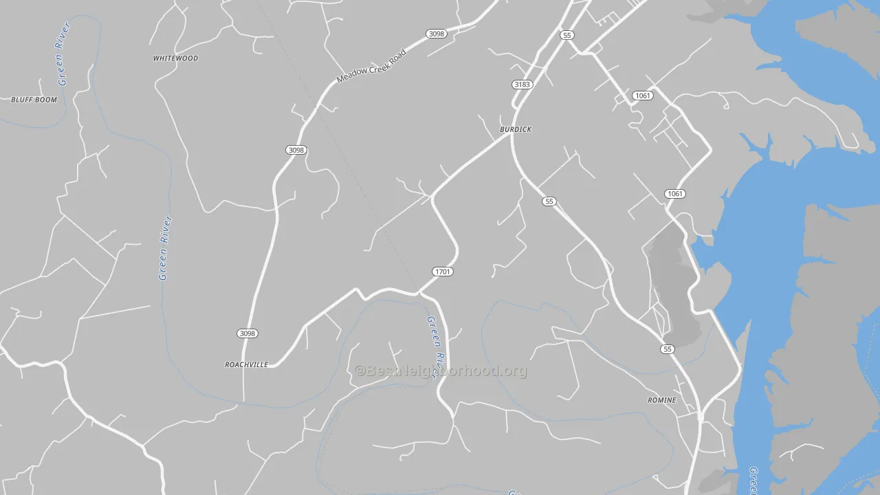 Transit Grade map of Burdick, KY