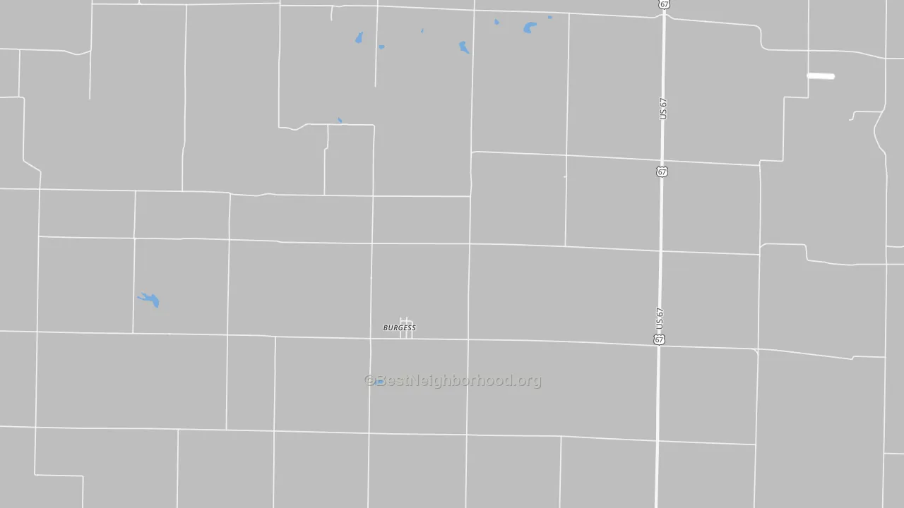 Transit Grade map of Burgess, IL