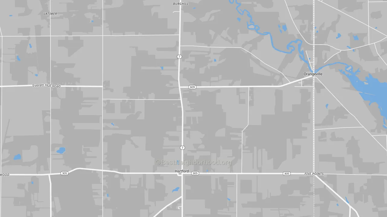 Transit Grade map of Burghill, OH