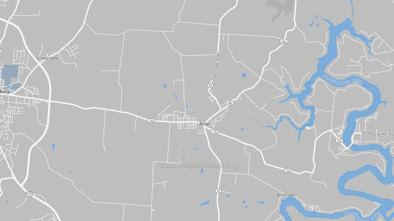 Transit Grade map of Burgin, KY