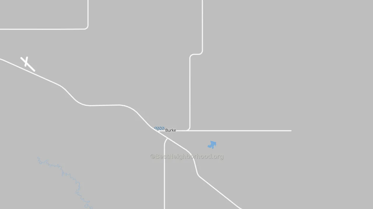 Transit Grade map of Burke, SD