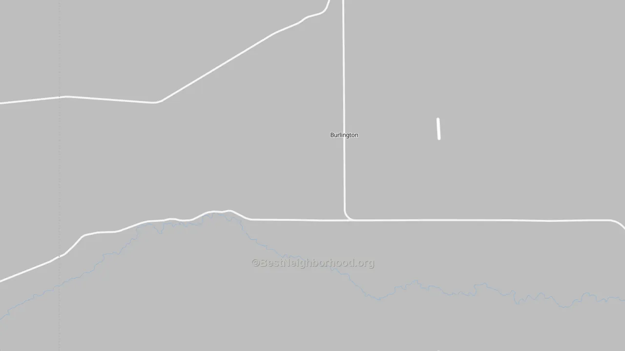 Transit Grade map of Burlington, WY