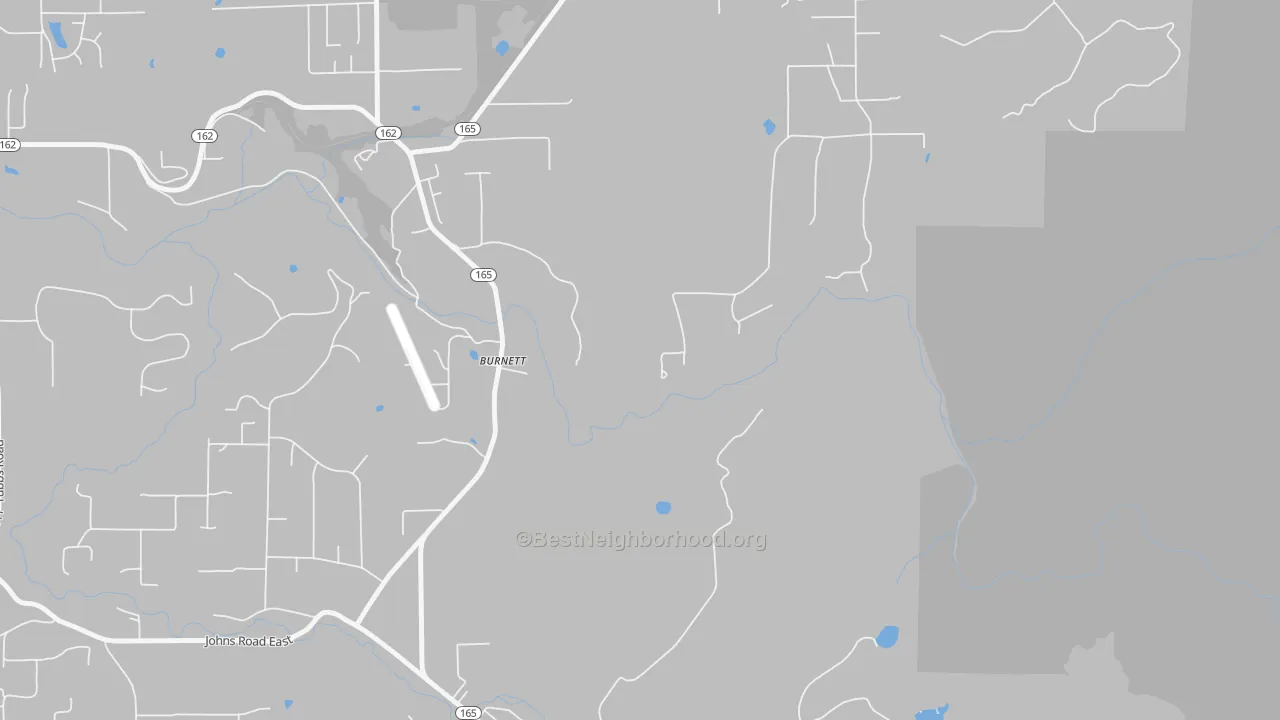 Transit Grade map of Burnett, WA