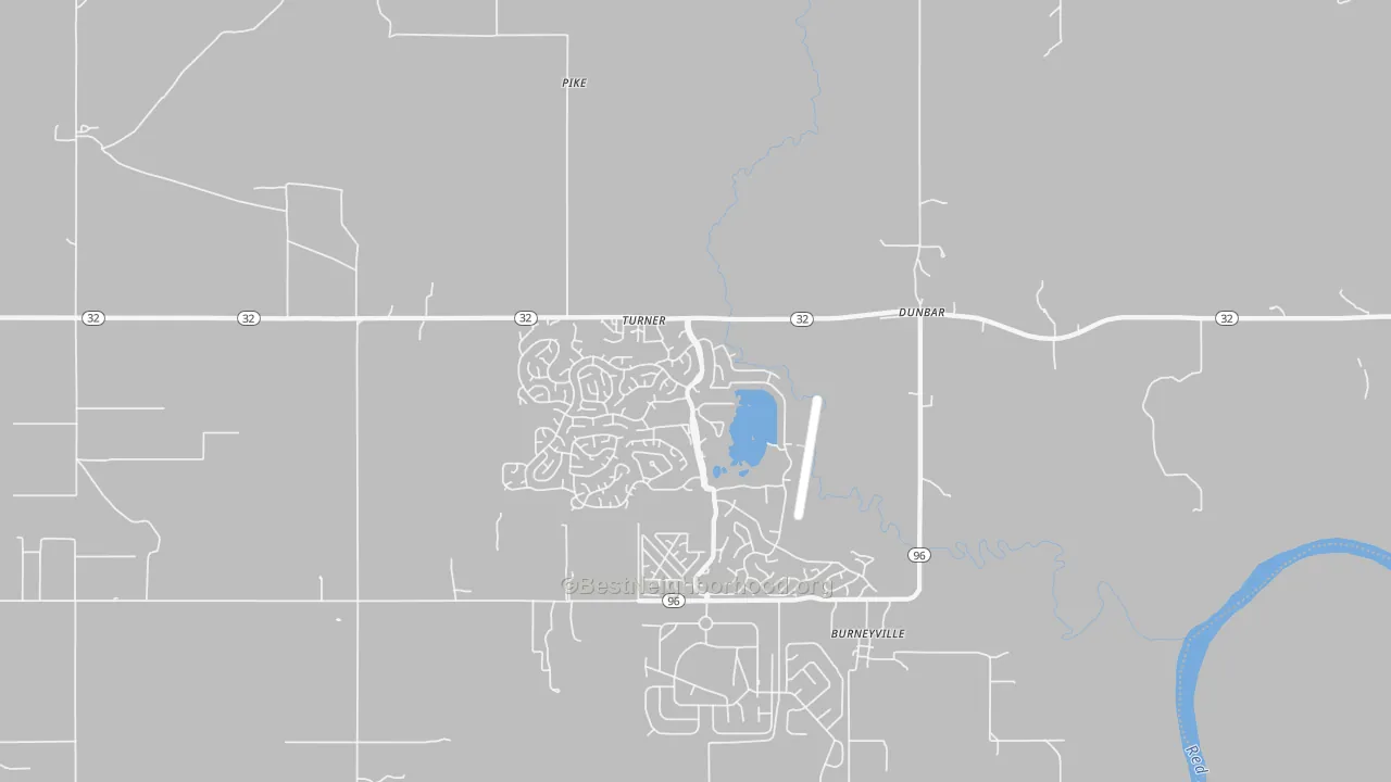 Transit Grade map of Burneyville, OK