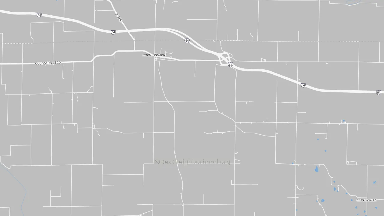 Transit Grade map of Burnt Prairie, IL