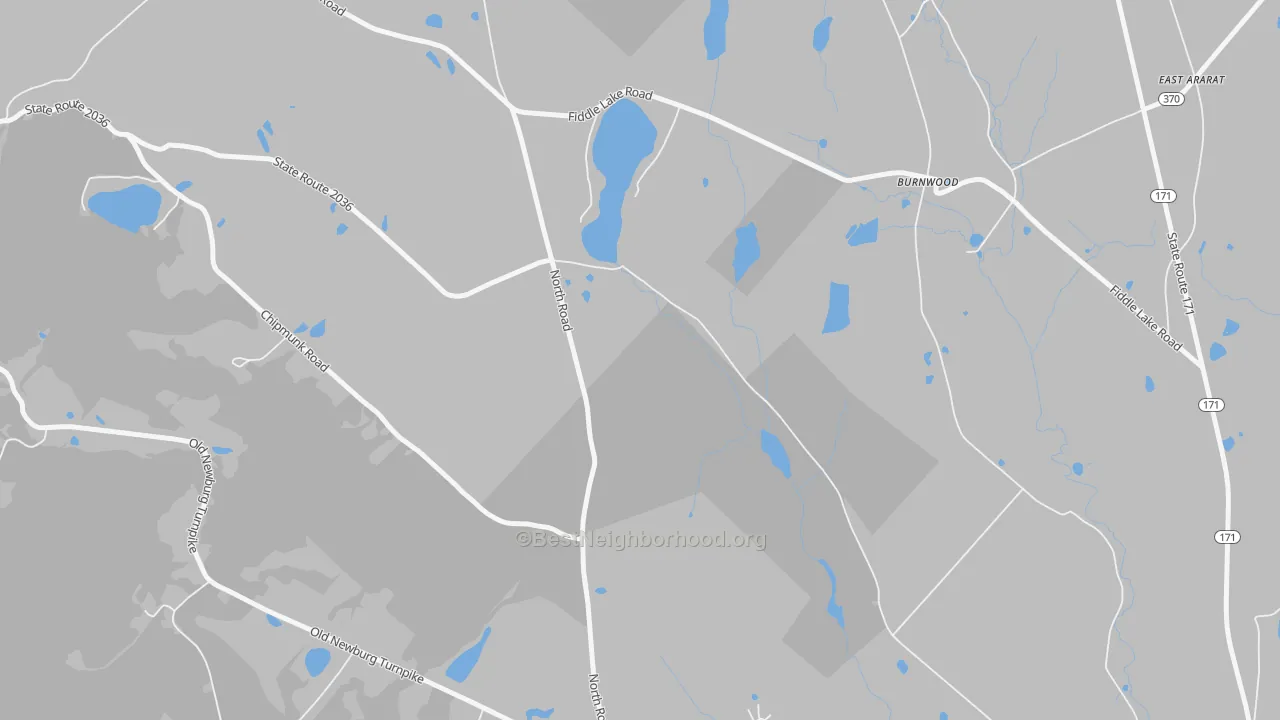 Transit Grade map of Burnwood, PA