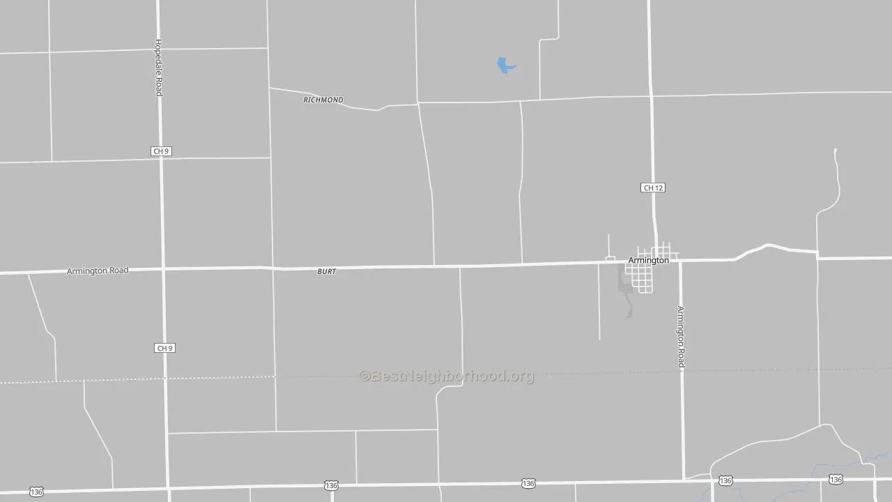 Transit Grade map of Burt, IL